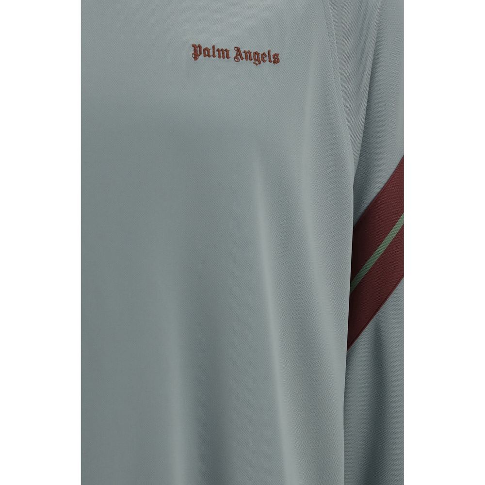 Sweatshirt by Palm Angels for men in polyester bicolour & striped presents a smart casual silhouette, featuring a smart casual crew neckline and for a sophisticated look.