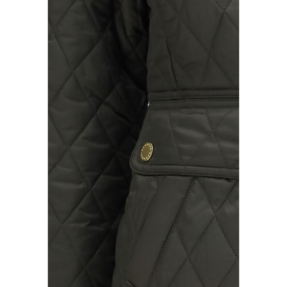 Puffer Jacket by Barbour for women in polyester polyamide corduroy bicolour & patterned features a dramatic silhouette, showcasing a sophisticated and distinctive pockets, insulated & windproof for a dramatic aesthetic.