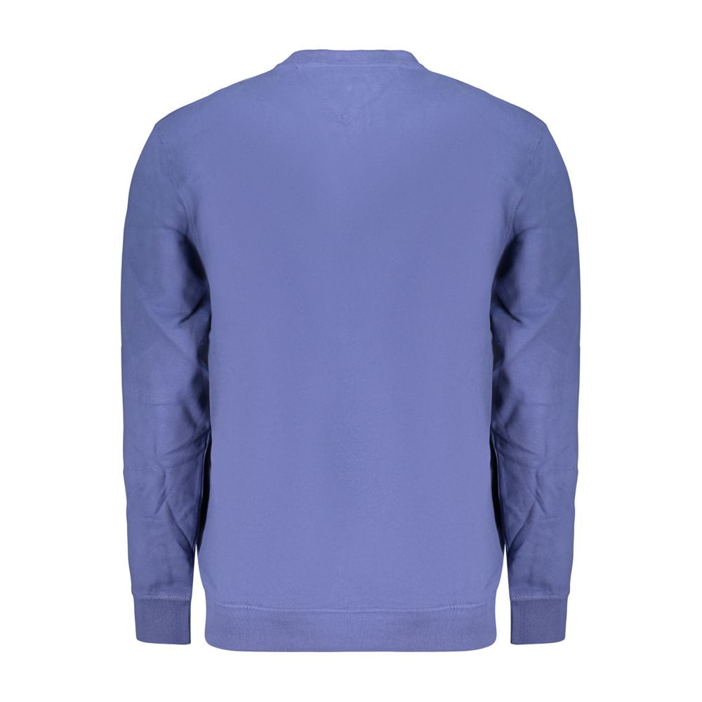 Tommy Hilfiger Men's Crew Neck Cotton Sweatshirt - Blue Signature Print