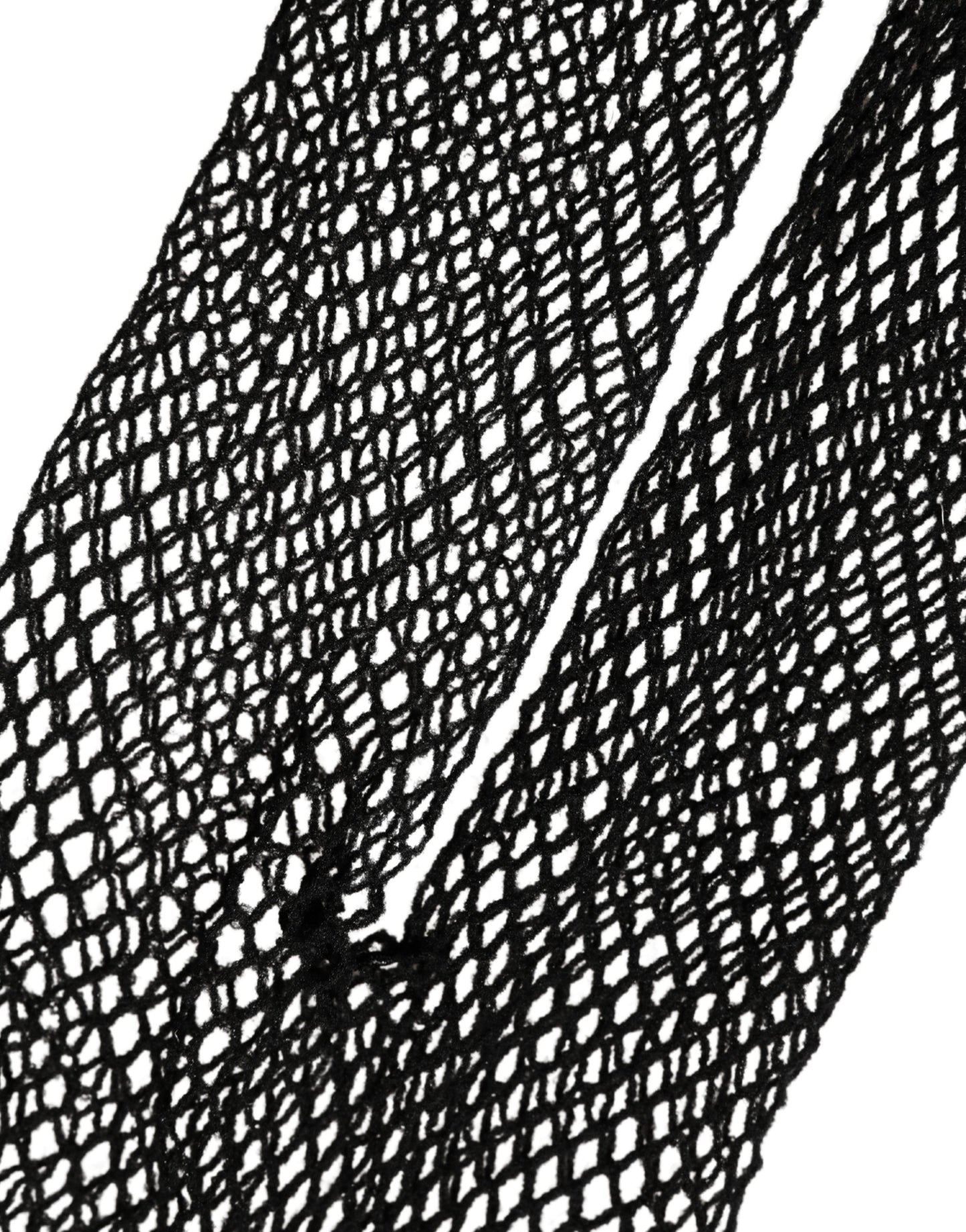 Dolce & Gabbana Black Fishnet Nylon Tights Stocking Pantyhose Socks
