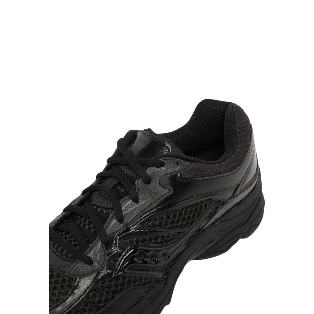 Saucony Men's Athletic Synthetic Textile & Mesh Sneakers - Black