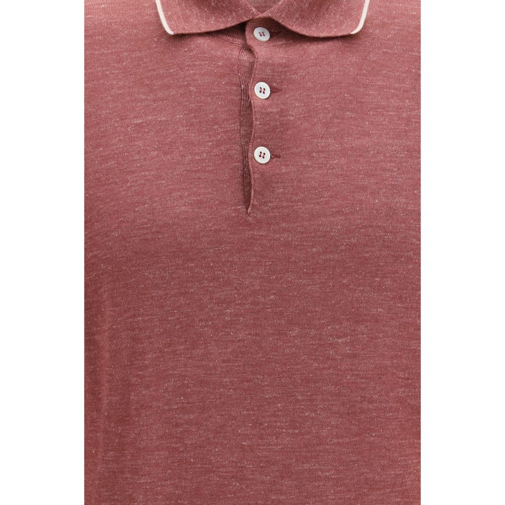Dress Shirt by Brunello Cucinelli for men in cashmere silk hemp & capra leather bordeaux showcases a sharp silhouette, elegantly detailed with a sharp and sharp .
