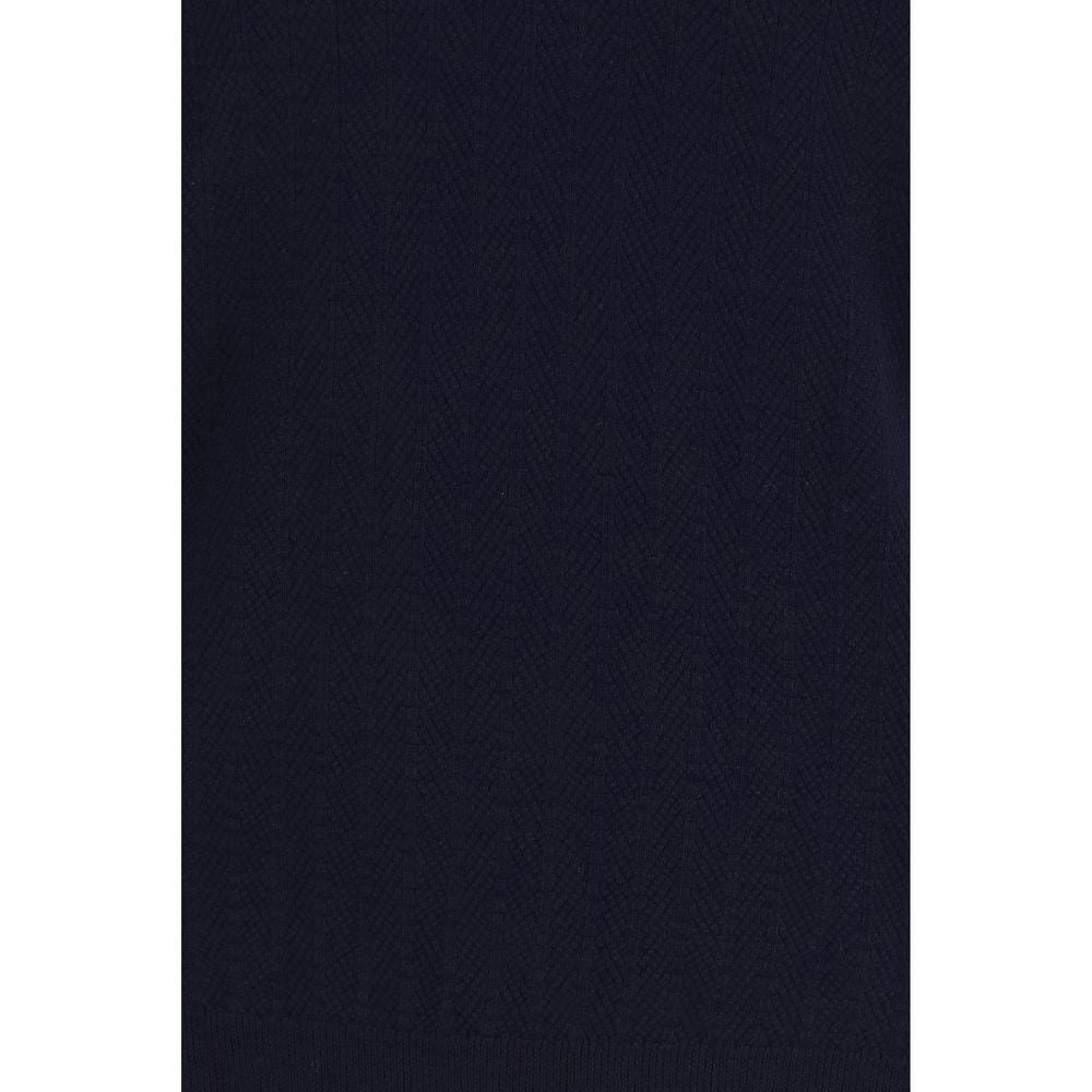 Sweatshirt by Brooksfield for men in virgin wool blue features an exquisite silhouette, showcasing and details for a exquisite look.