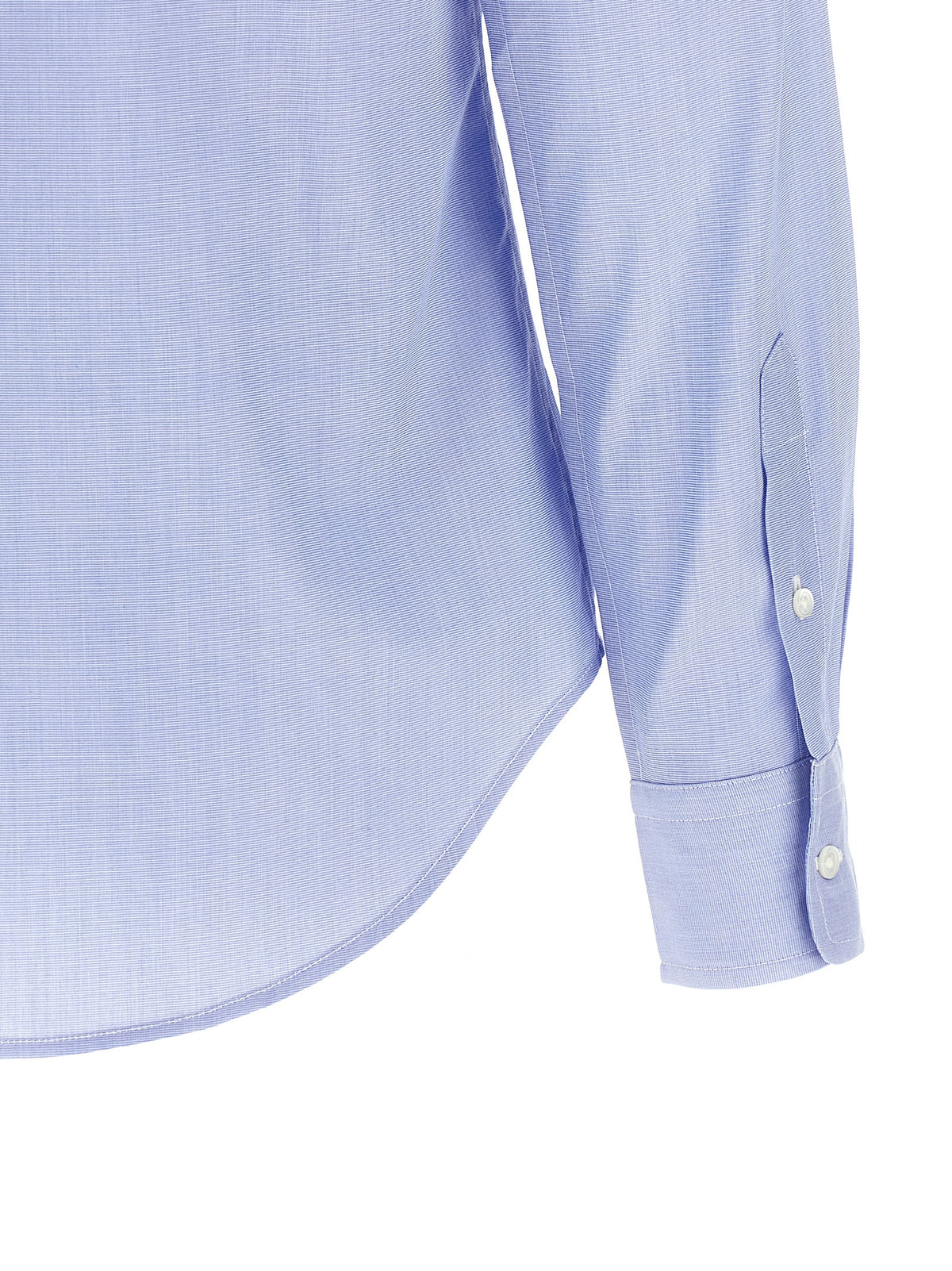 Polo Ralph Lauren Pony Women's Long-Sleeve Cotton Blouse - Light Blue Signature