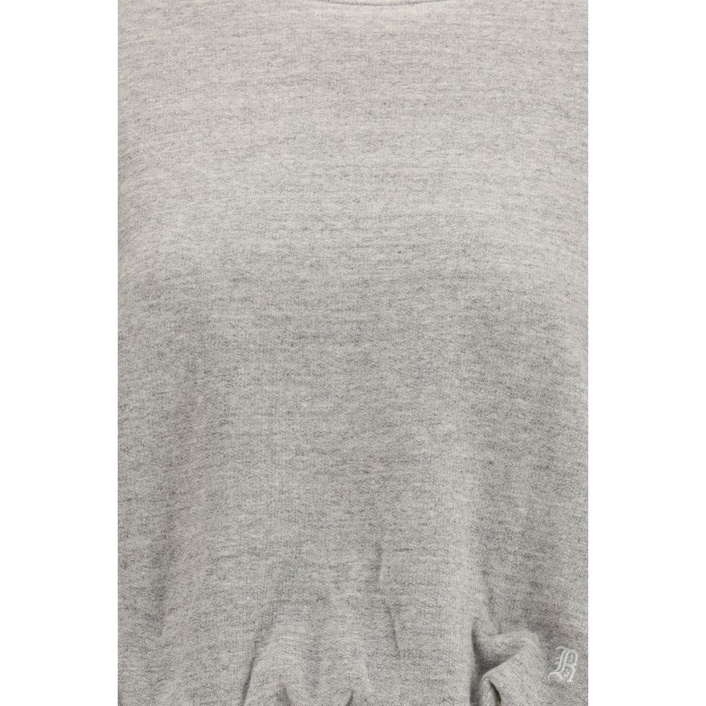 R13 Gray Cotton Sweatshirt