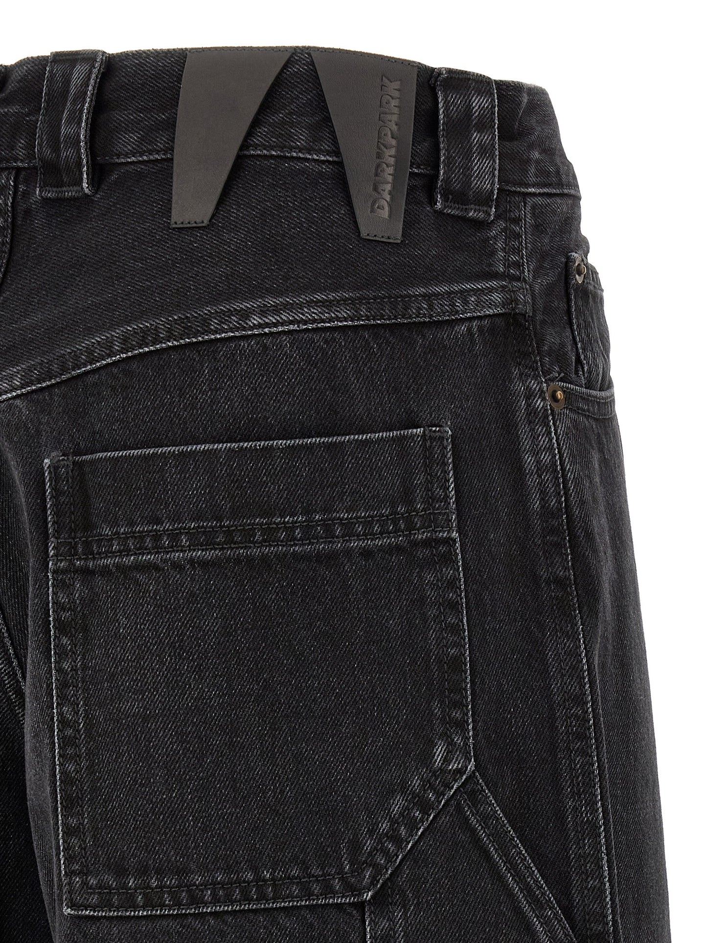 Jeans by Darkpark for women in cotton denim gradient & black features an refined tailoring silhouette, showcasing a premium relaxed-fit with a and long cut for a refined tailoring look.