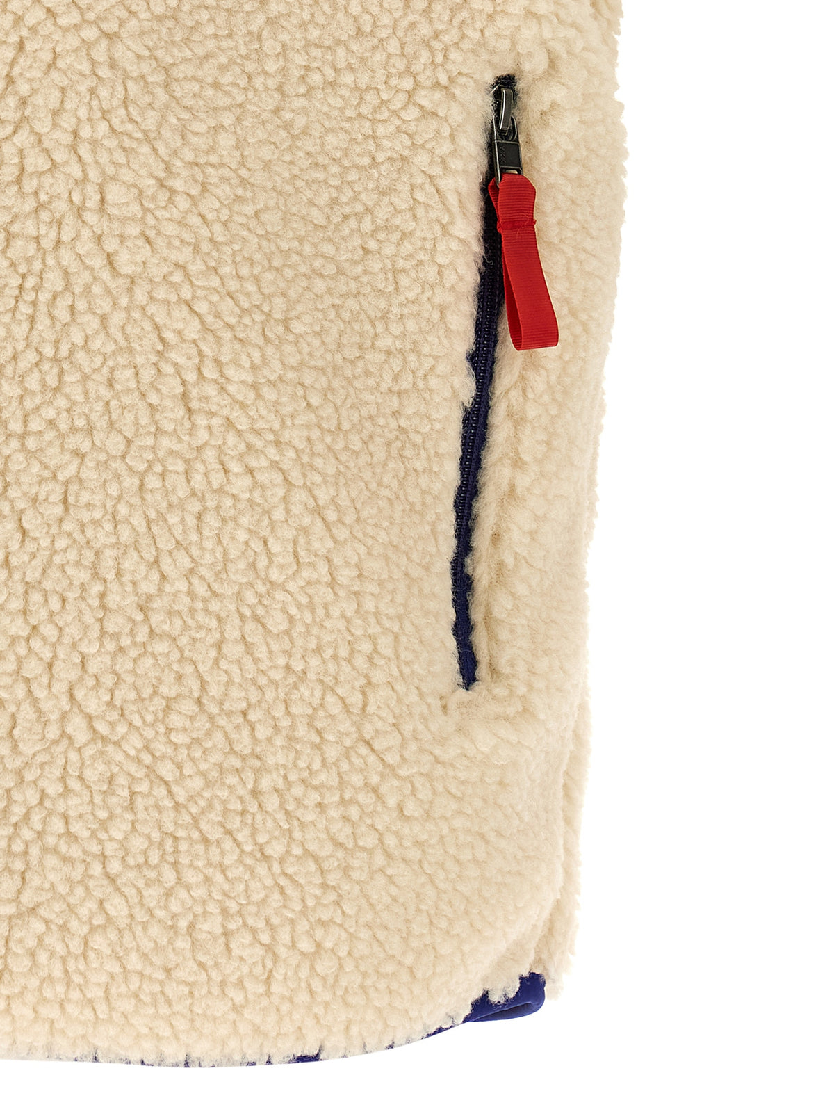 PATAGONIA Men's Windproof Fleeced Polyester Vest - Beige Red