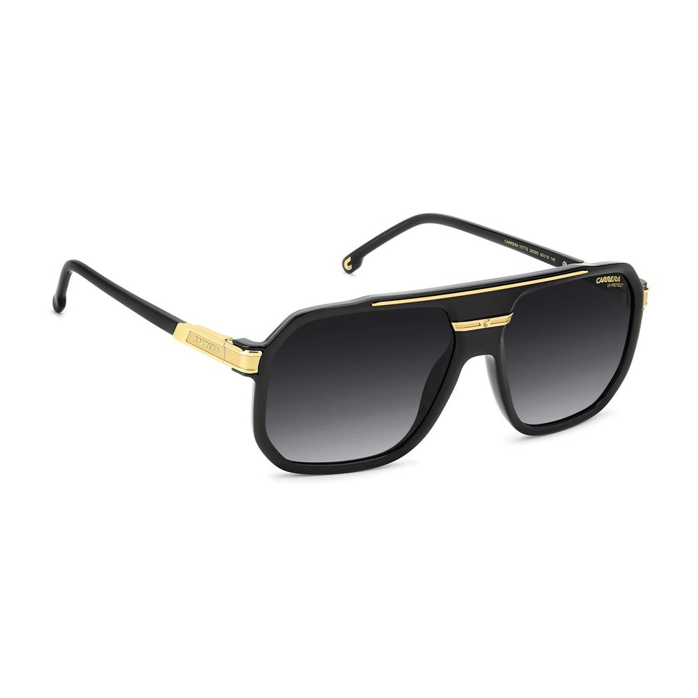 Carrera Square Dark Tint Gradient Plastic Sunglasses - Gradient Black