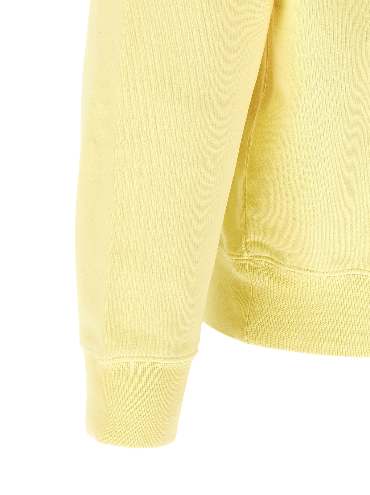 Jacquemus Men's Relaxed Fit Crew Neck Cotton Sweatshirt - Bicolour Yellow