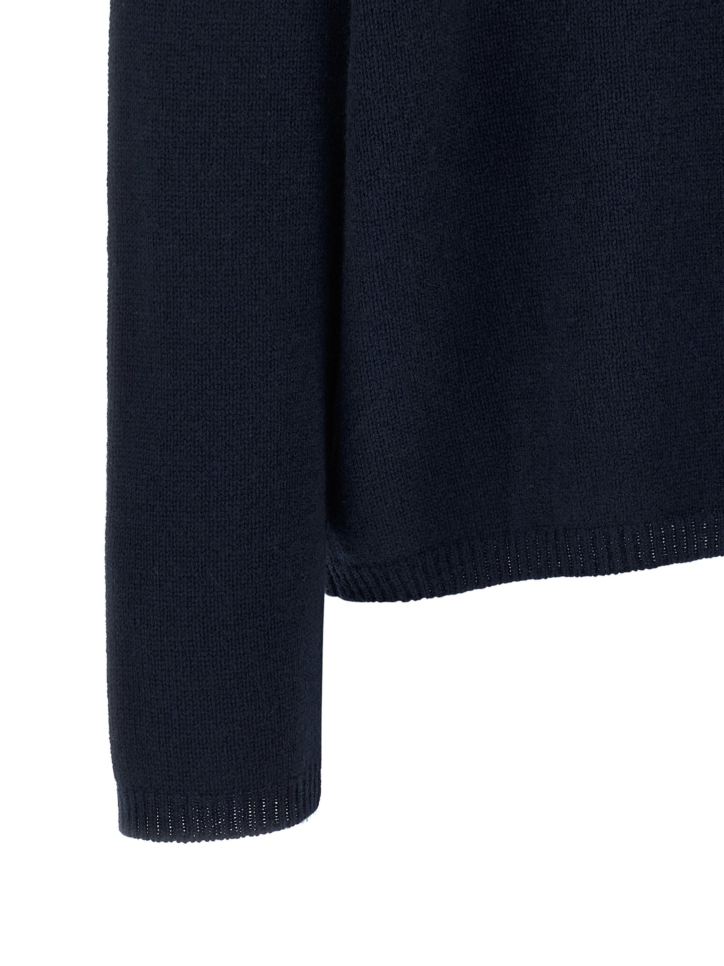 BE YOU Women's Relaxed Fit V Neck Cashmere Cardigan - Natural Navy