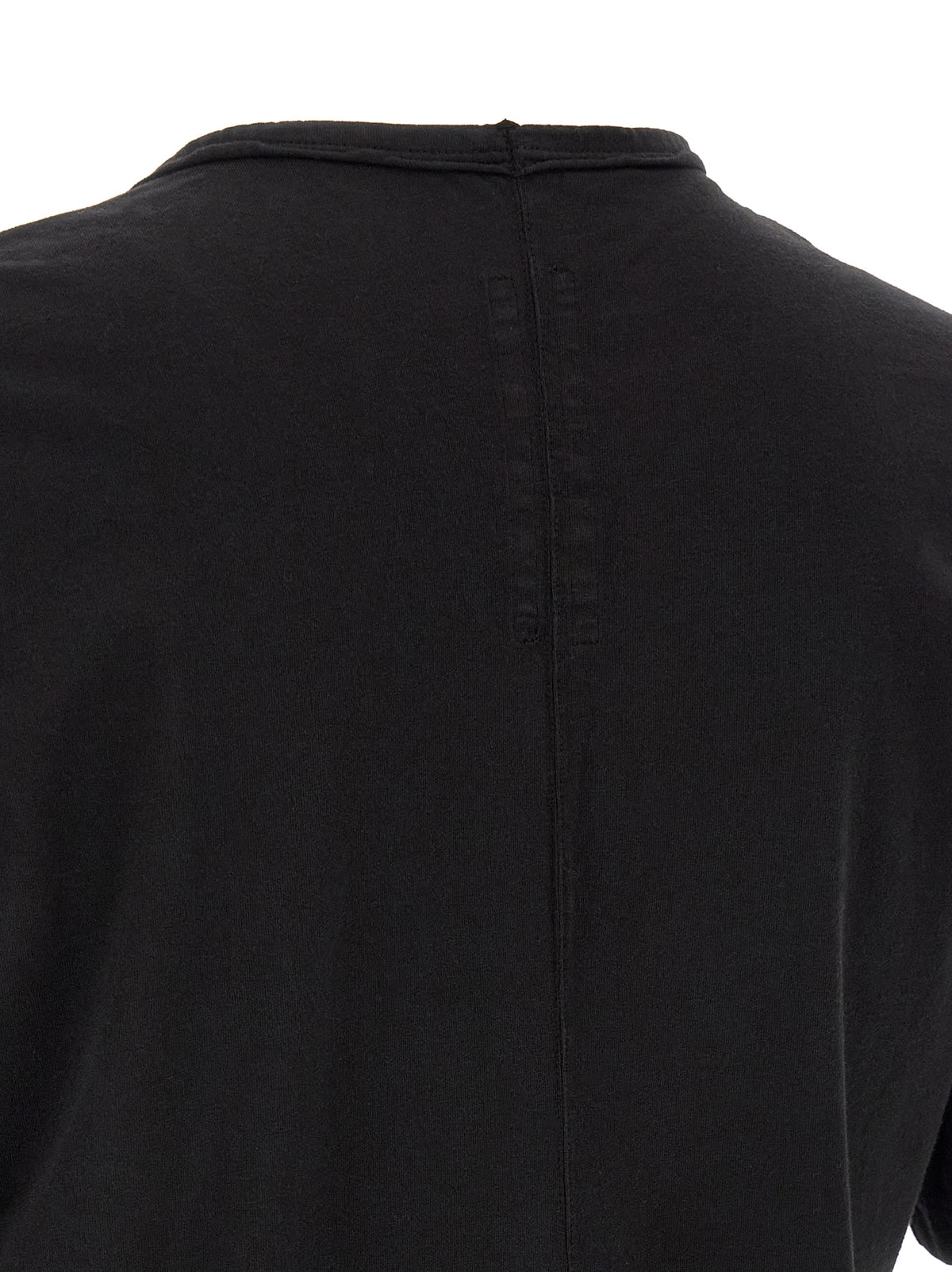 T-Shirt by DRKSHDW for men in cotton black showcases a fashionable silhouette, elegantly detailed with a fashionable and for a sophisticated, high-fashion look.