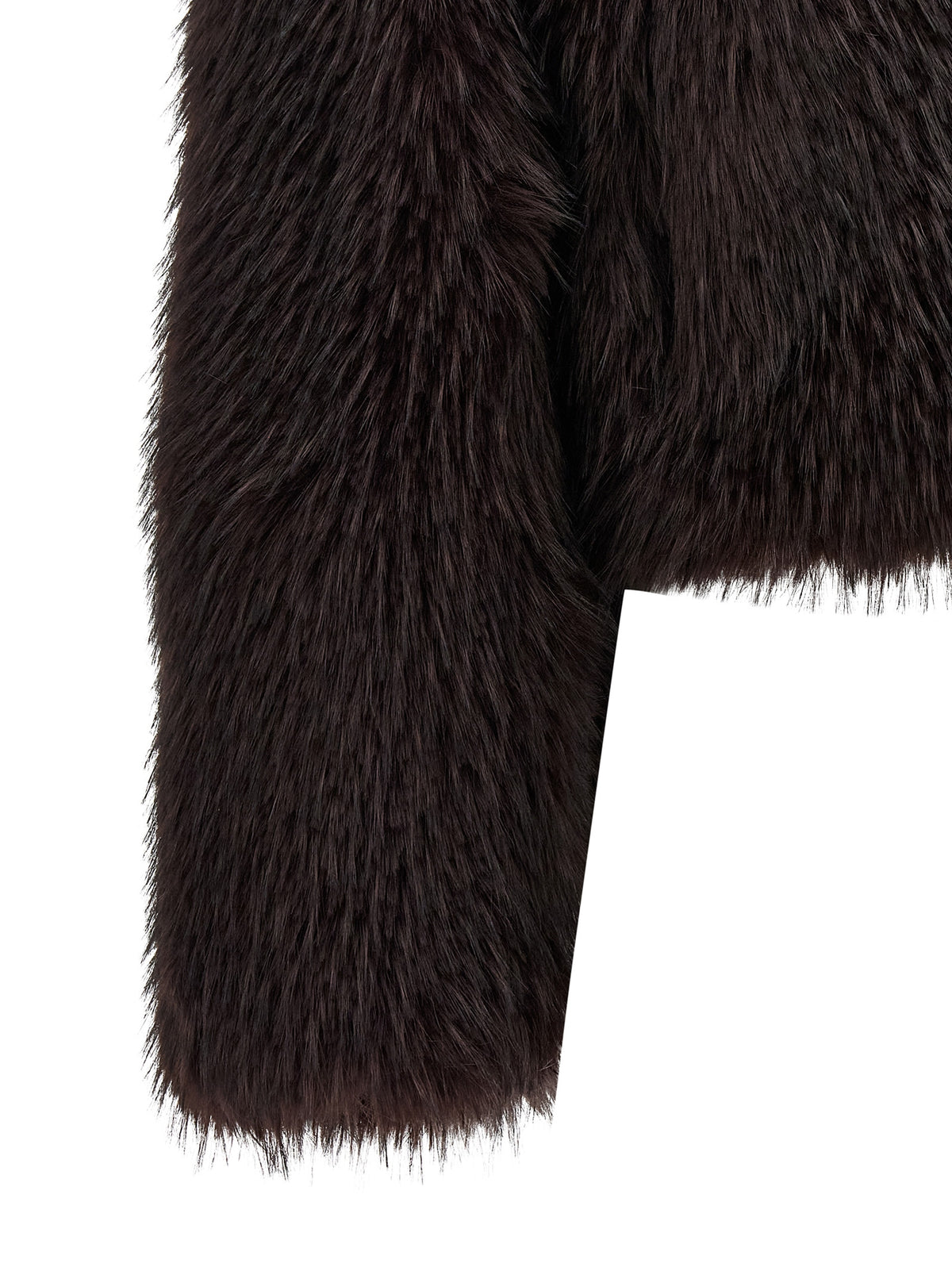 Overcoat by PINKO for women in polyester viscose & silver fox fur purple & silver features a contemporary silhouette showcasing a contemporary and refined for a sophisticated finish.