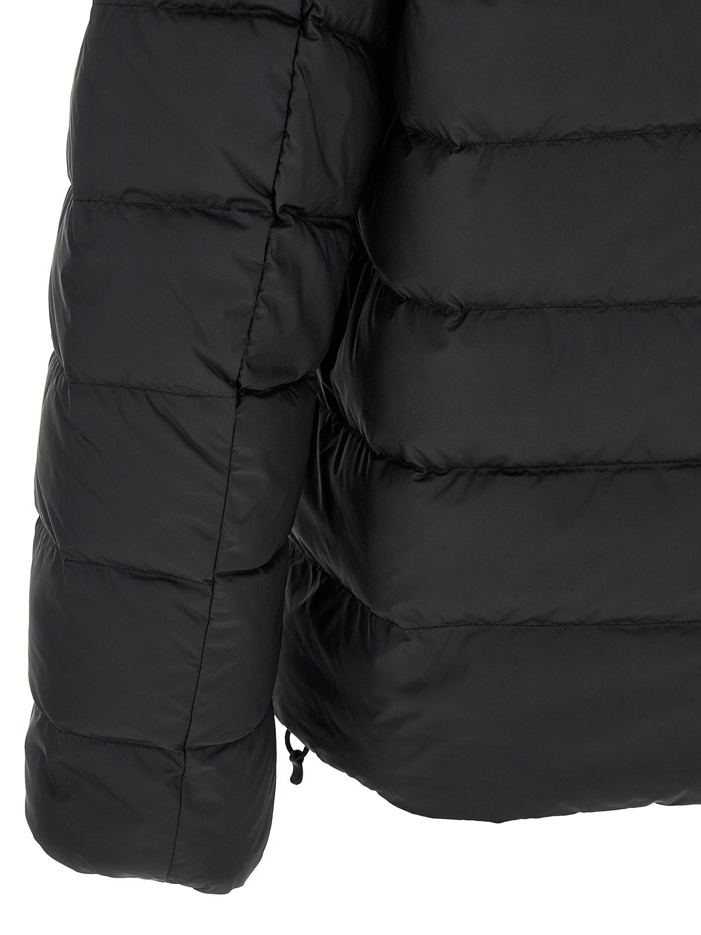 Puffer Jacket by Polo Ralph Lauren for men in polyester black features a city-ready silhouette, detailed with insulated and a city-ready .