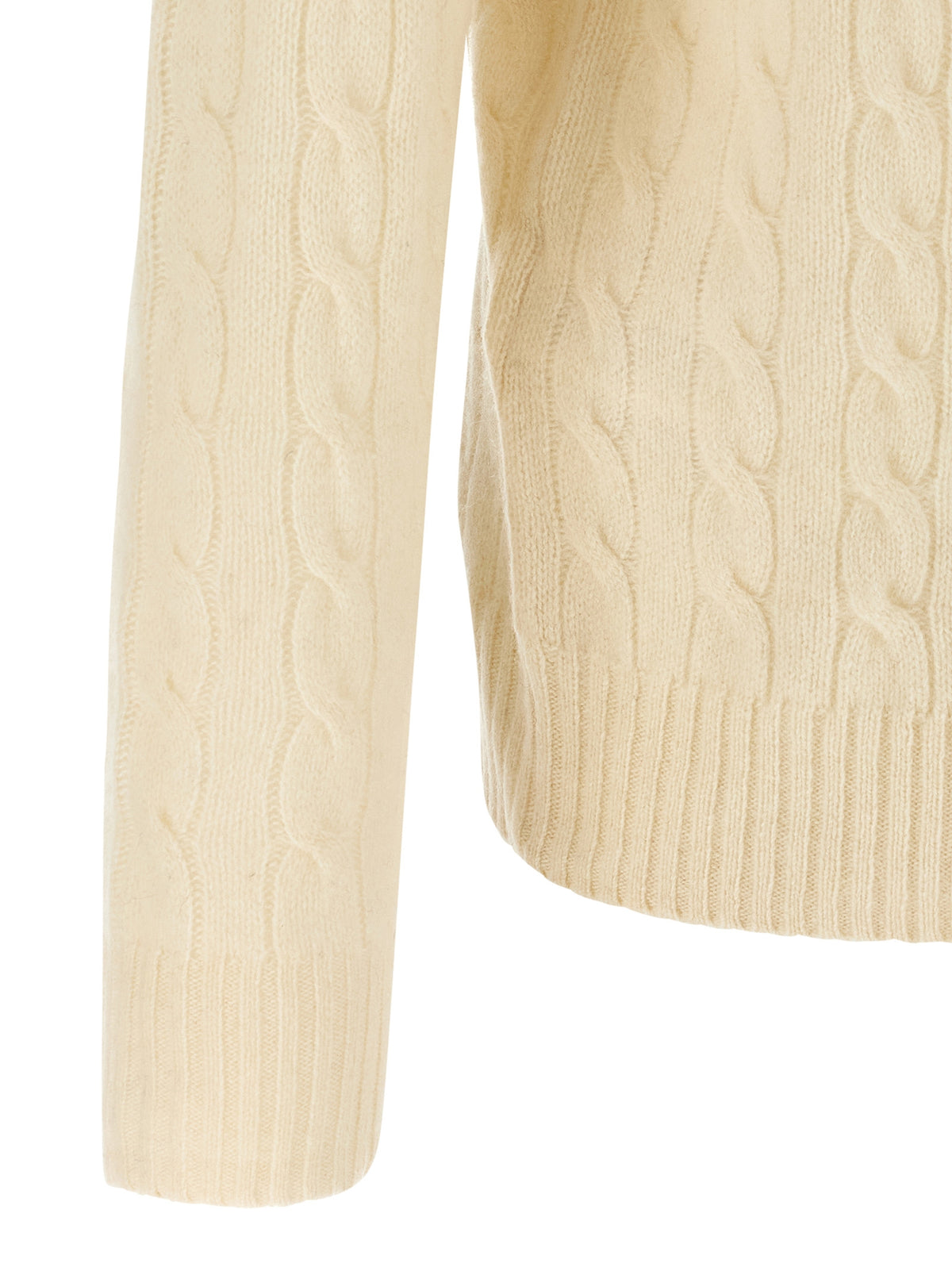 Polo Ralph Lauren Men's Crew Neck Cashmere Cardigan - White