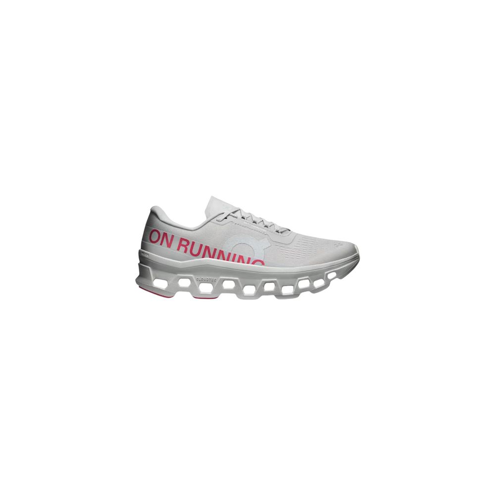 On Running Women's Athletic Synthetic Sneakers - Gray Signature Print