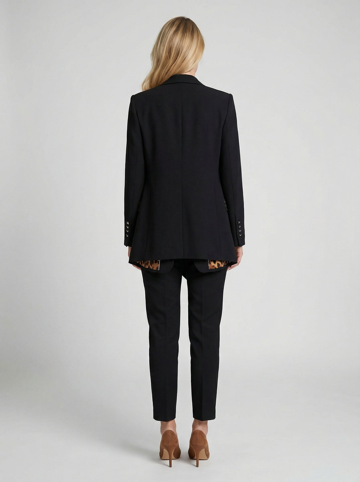 Dolce & Gabbana Multicolor Polyester Blazer