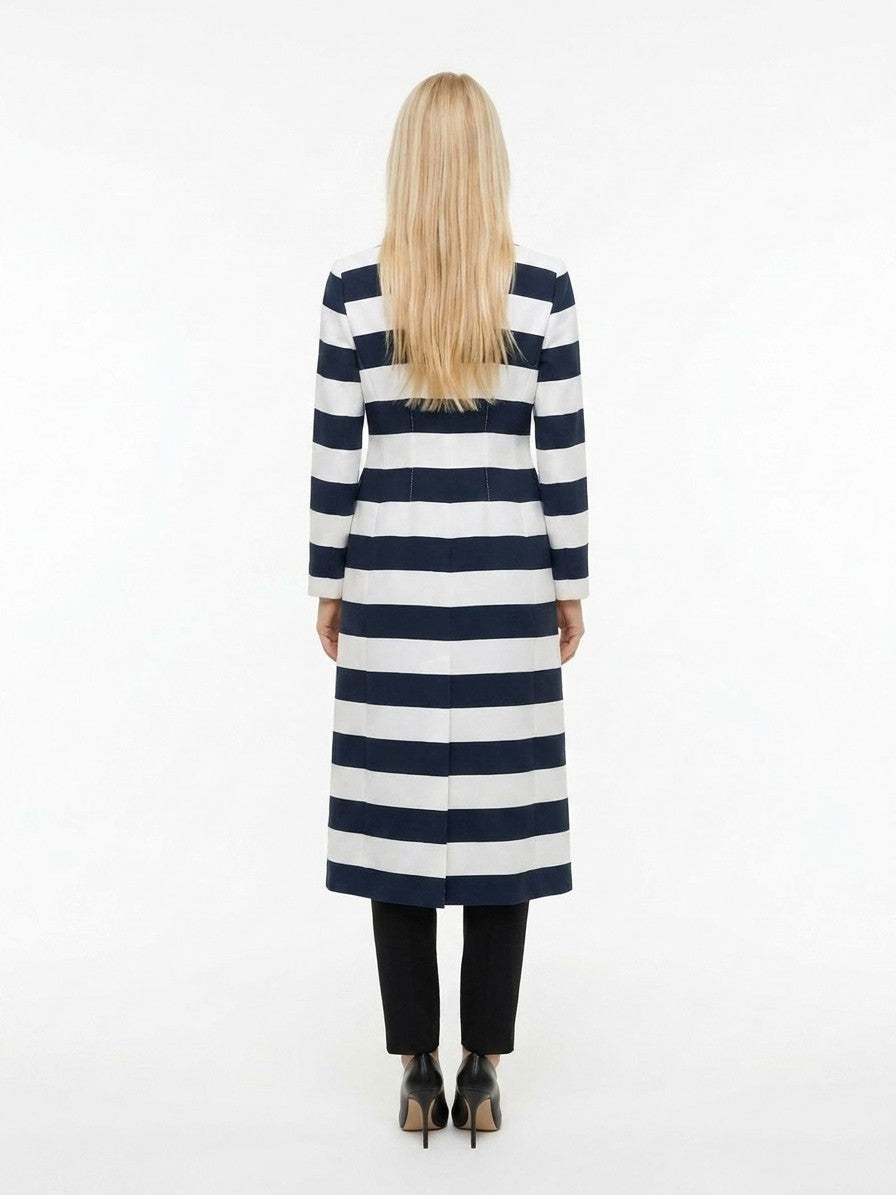 Dolce & Gabbana Bicolor Viscose Coat