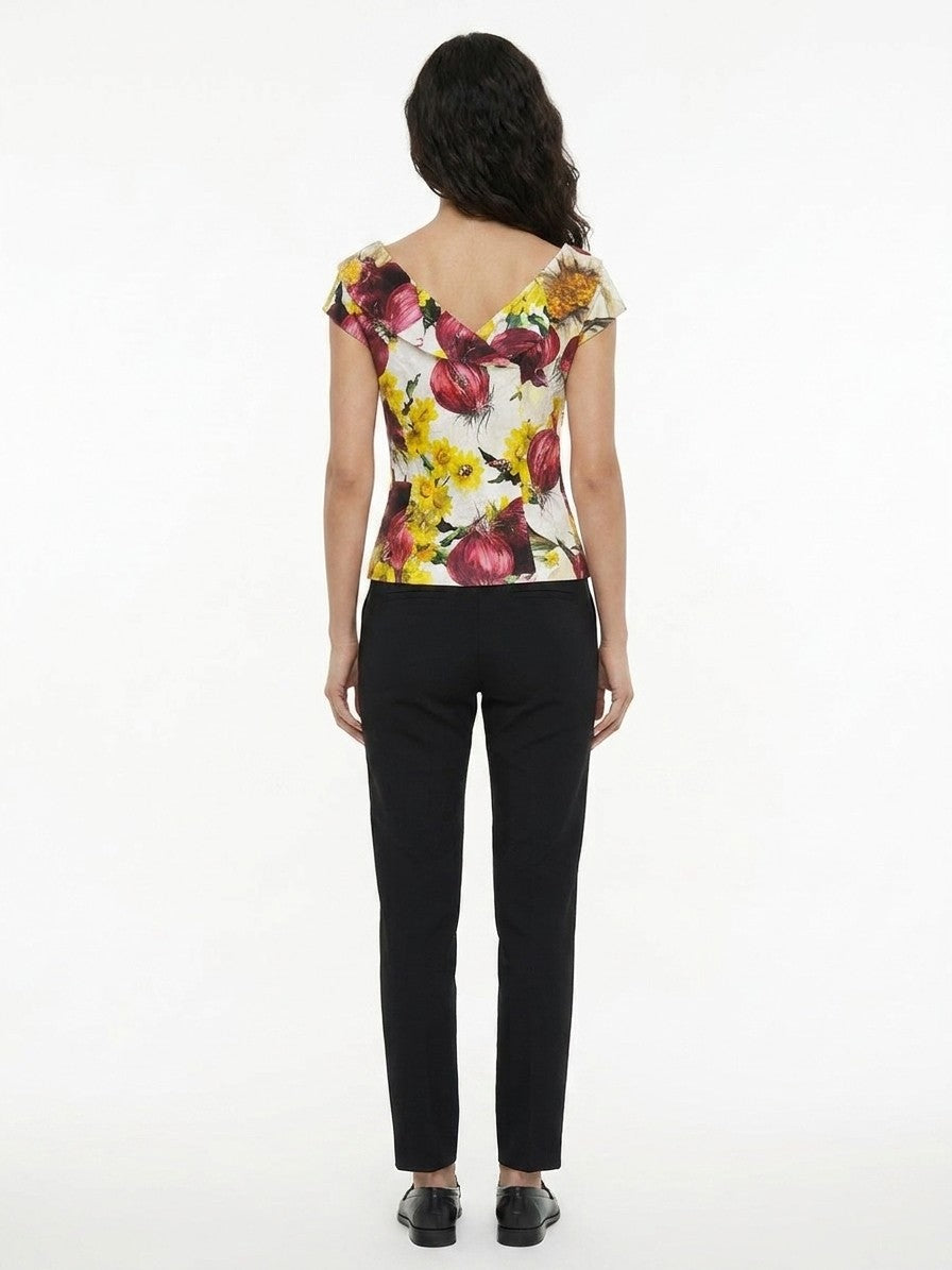 Dolce & Gabbana Multicolor Cotton Pattern Shirt