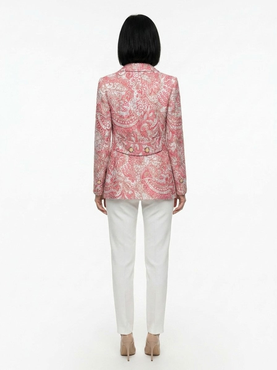 Dolce & Gabbana Multicolor Metallic Fibre Blazer