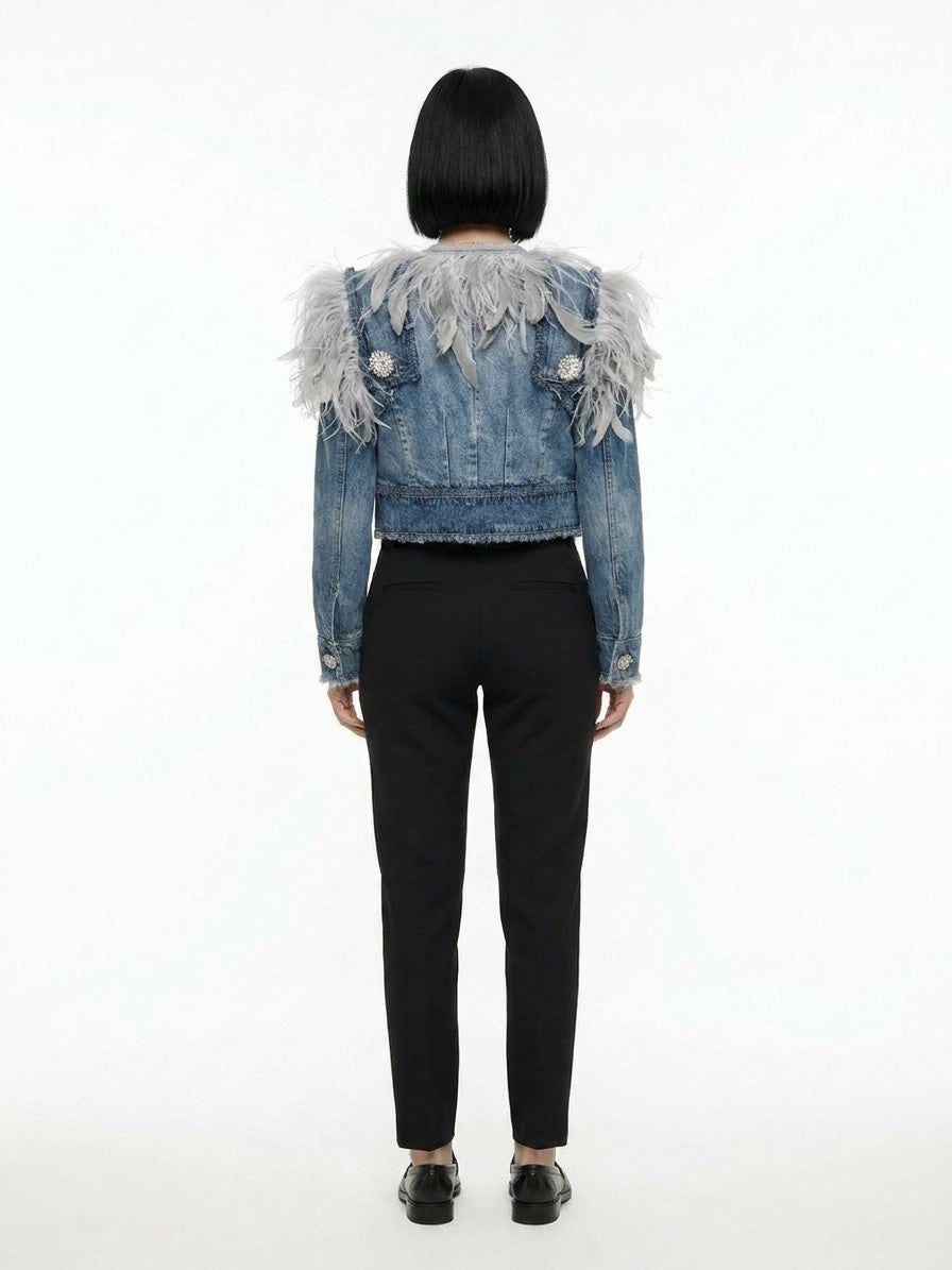 Dolce & Gabbana Blue Cotton Denim Jacket