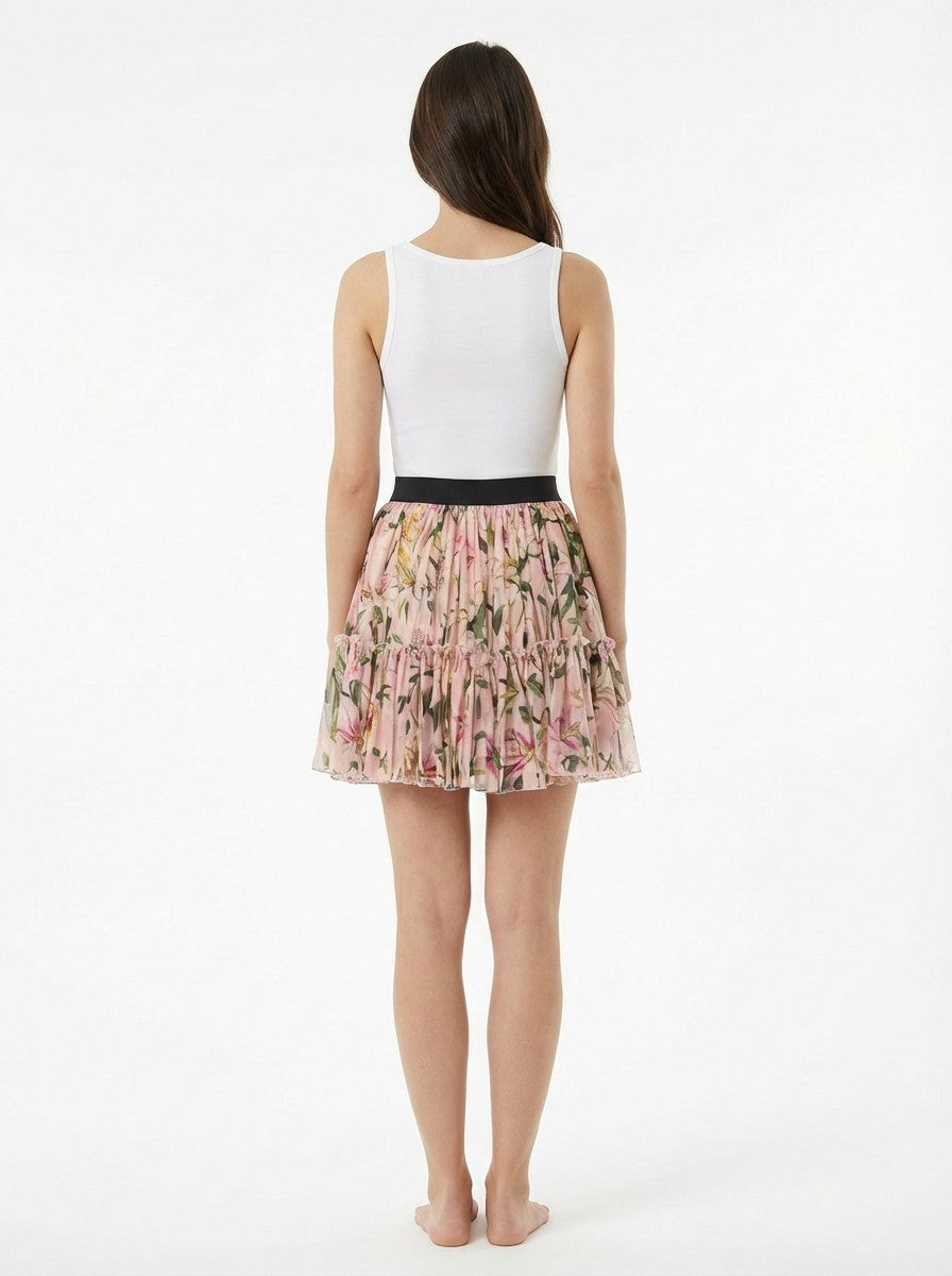 Dolce & Gabbana Multicolor Silk Mini Skirt