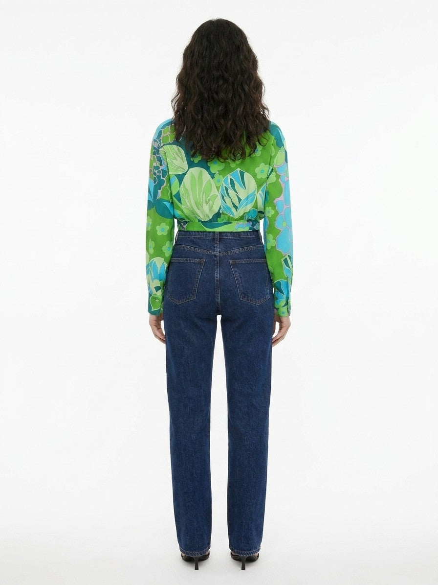 Dolce & Gabbana Multicolor Elastane Pattern Shirt
