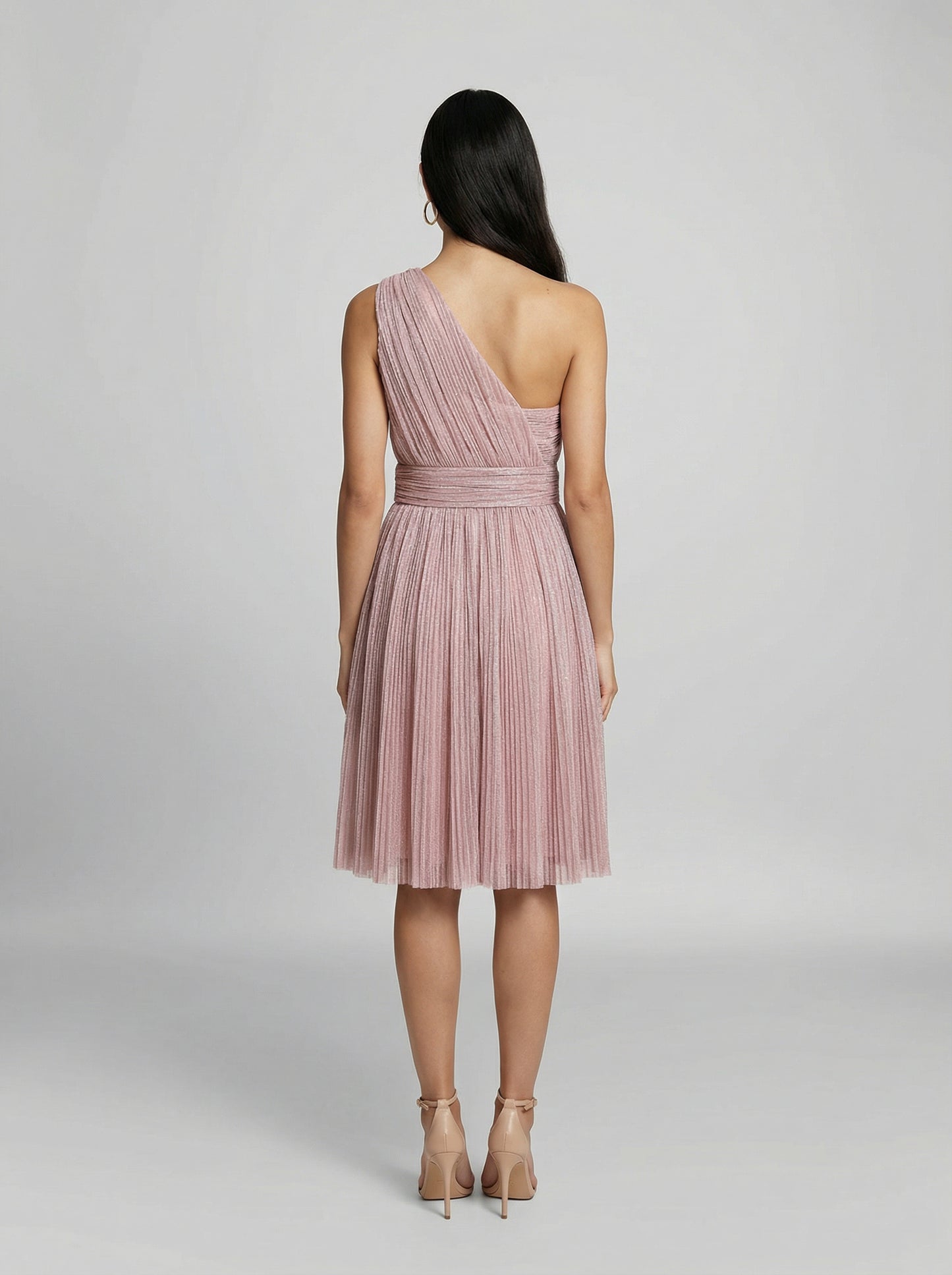 Dolce & Gabbana Purple Cotton Cocktail Dress