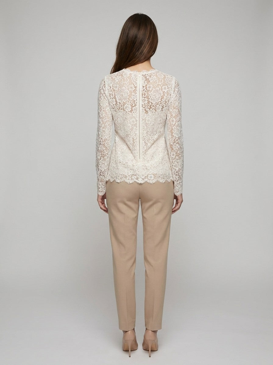 Dolce & Gabbana Cream Cotton Shirt