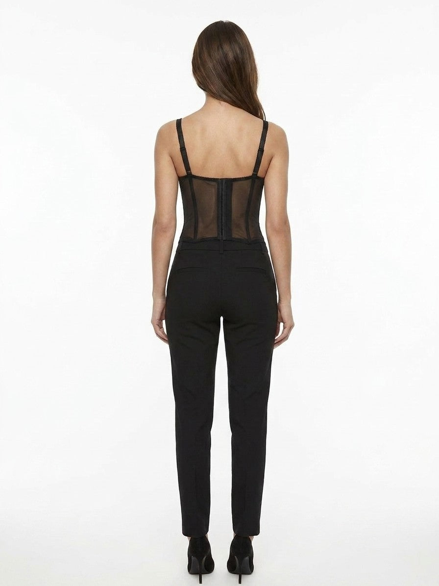 Dolce & Gabbana Black Elastane Bodysuit