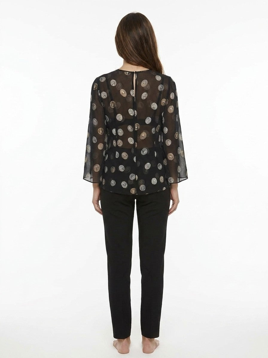 Dolce & Gabbana Multicolor Silk Pattern Shirt