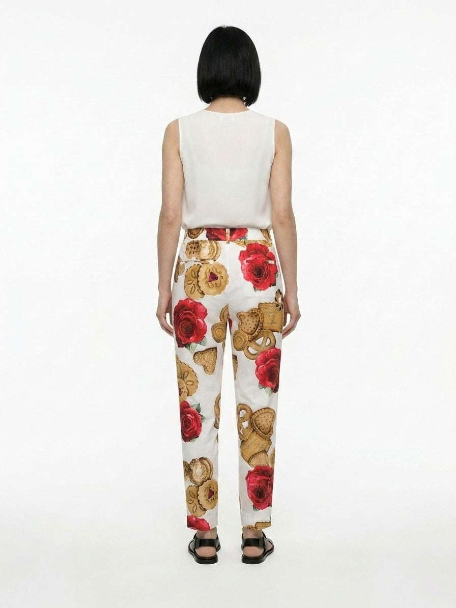 Dolce & Gabbana Multicolor Cotton Joggers (Workout Pants)