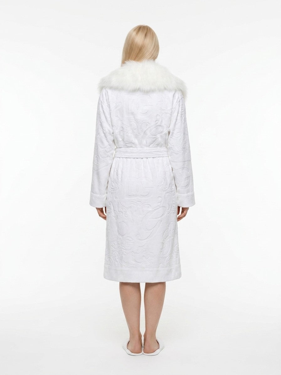 Dolce & Gabbana Multicolor Cotton Bathrobe