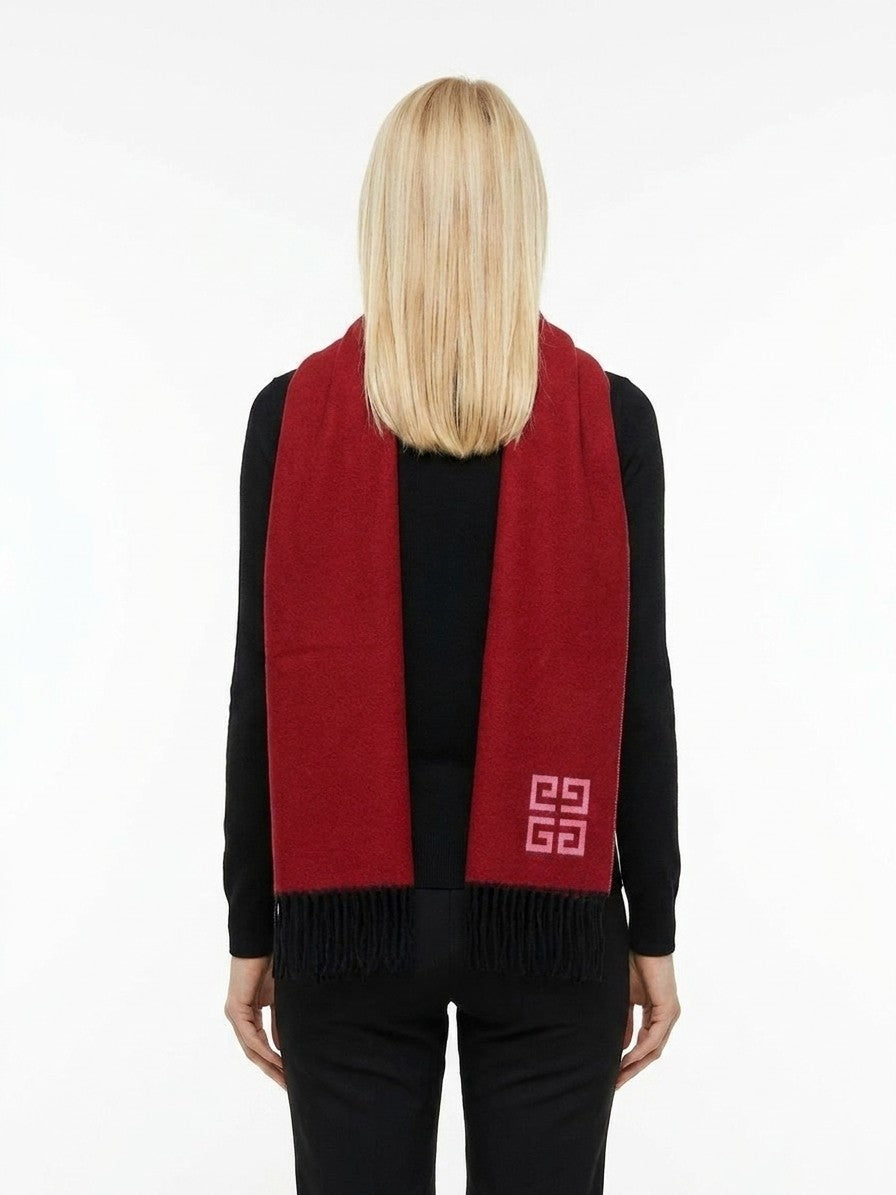 Givenchy Bicolor Wool Scarf