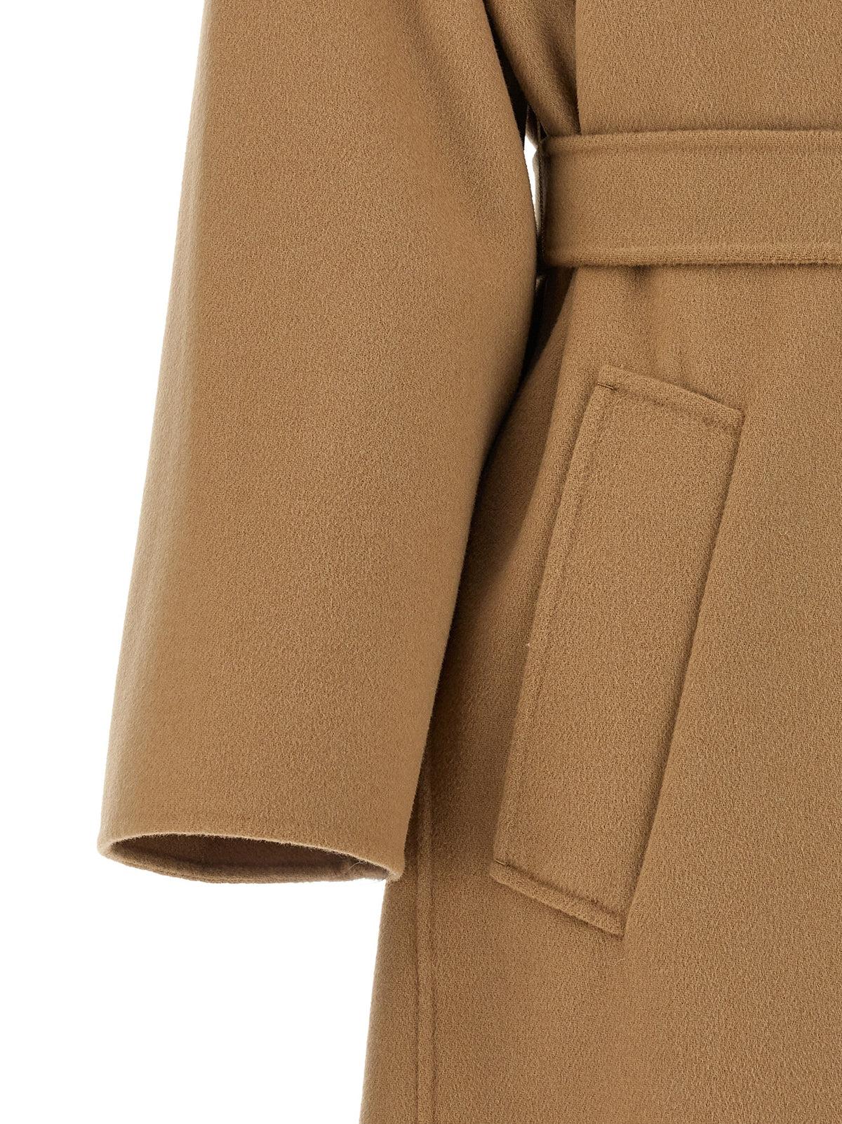 Max Mara Women's Polyamide & Virgin Wool Overcoat - Beige