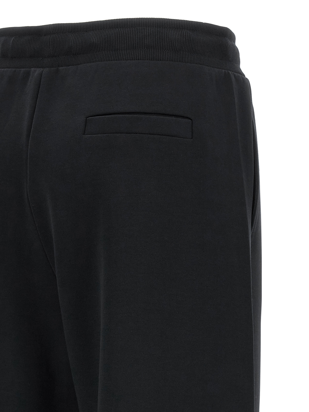 S Max Mara Black Cotton Casual Pants