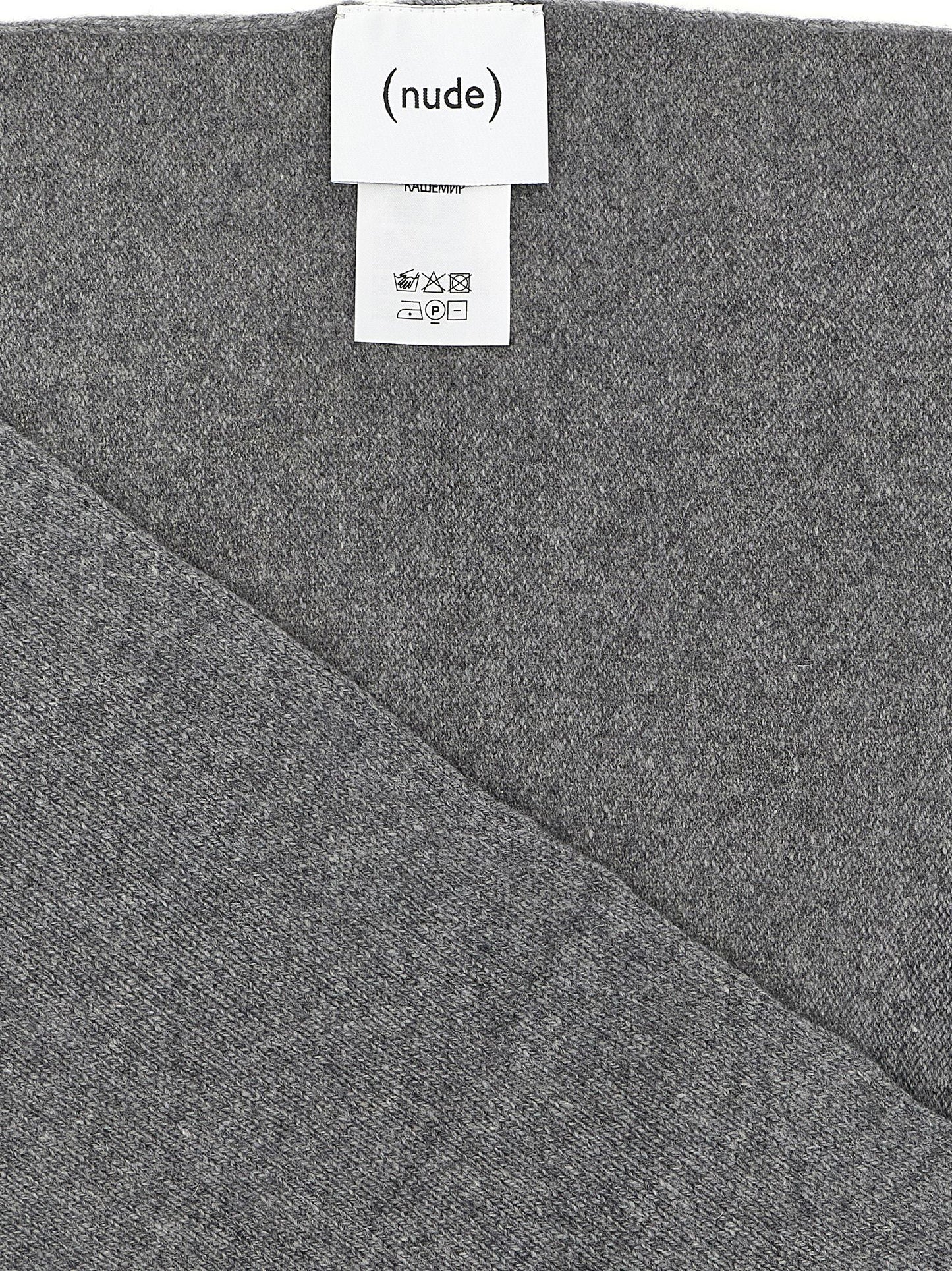 NUDE Gray Cashmere Accessories