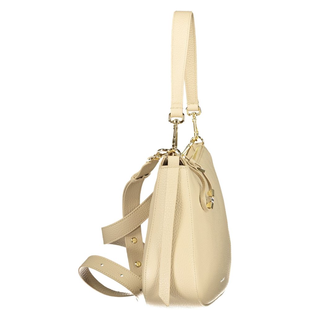 Coccinelle Nory Leather Handbag - Beige