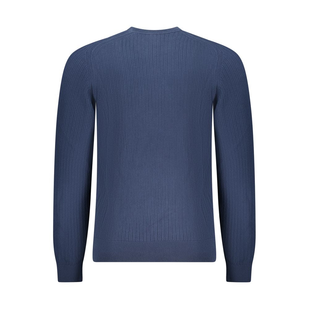 Hugo Boss Men's Crew Neck Cotton Sweatshirt - Blue