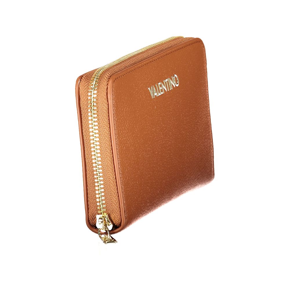 Mario Valentino Polyethylene Cardholder Wallet - Brown