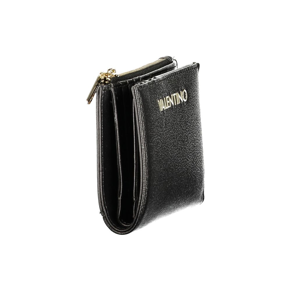 Mario Valentino Polyethylene Cardholder Wallet - Black