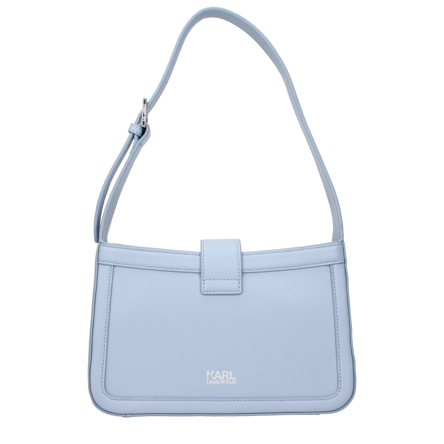 Shoulder Bag by Karl Lagerfeld for women in leather light-blue features a enviable silhouette, showcasing a secure , ample , and enviable shoulder-strap for a enviable finish.