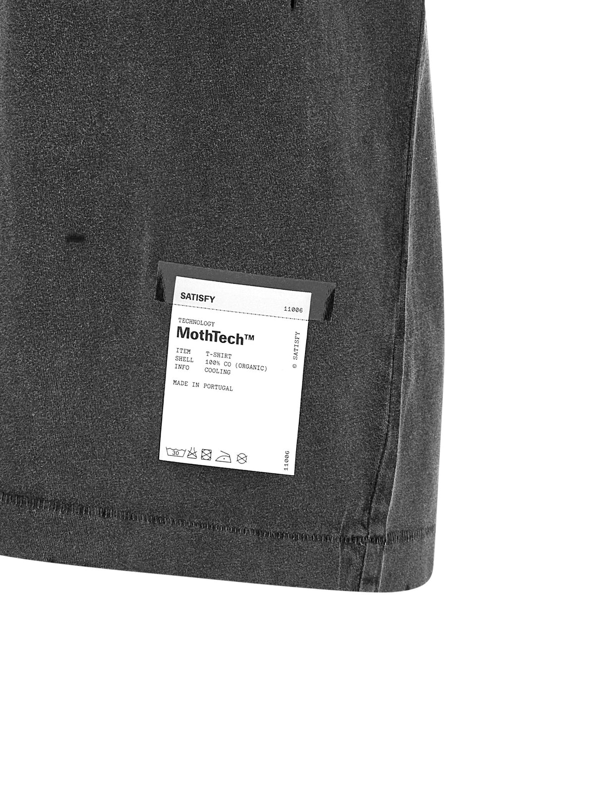 SATISFY Men's Organic Cotton T-Shirt - Black Print