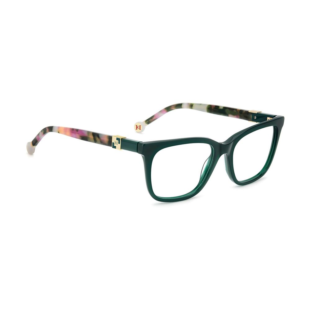 Carolina Herrera Women's Full Rim Panto Acetate Eyeglasses Frames - Turquoise