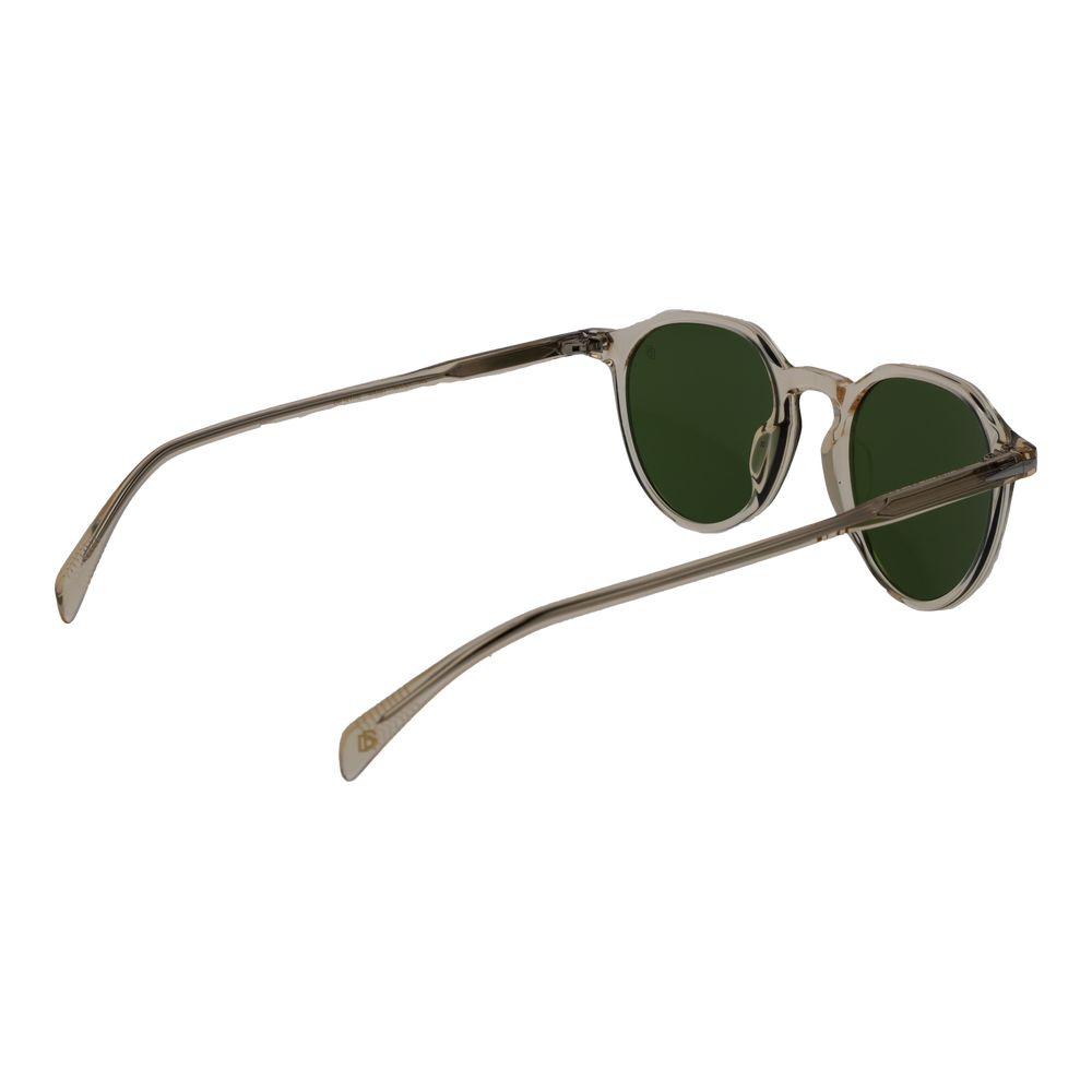 David Beckham Panto Non Polarized Medium Tint Acetate Sunglasses - Beige