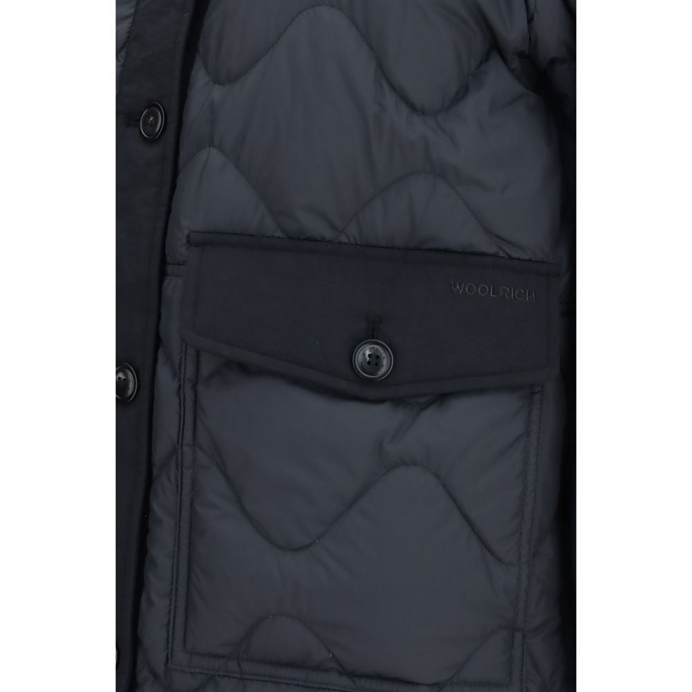 Woolrich Women's Down Duck Polyester & Puffer Jacket - Gray