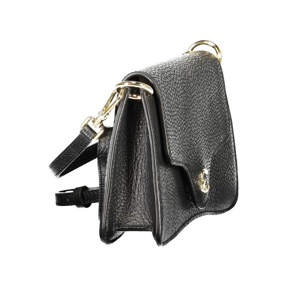 Coccinelle C Me Leather Handbag - Black Print
