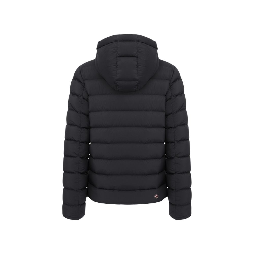 Colmar Originals Men's Lightweight Quilted Polyamide Hooded Puffer Jacket - Black