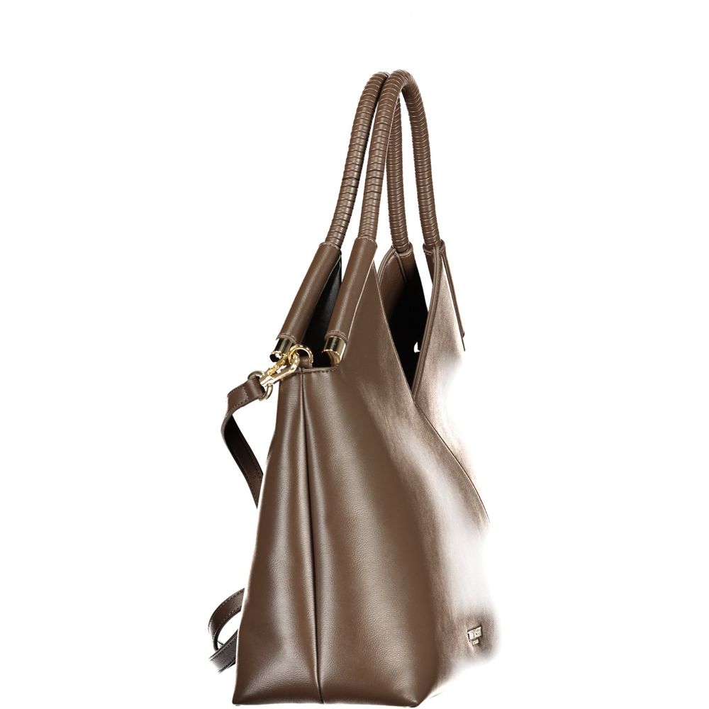 Twinset Polyethylene Tote Handbag - Brown