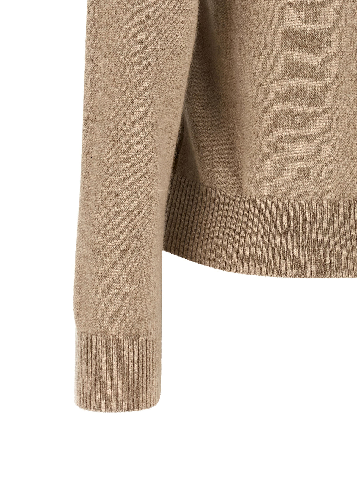 Ballantyne Women's Crew Neck Cashmere Cardigan - Beige Brown Green White