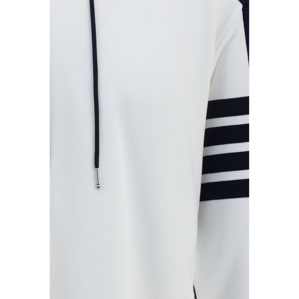 Thom Browne Men's Regular Fit Cotton Sweatshirt Hoodie - Multicolor Signature Striped